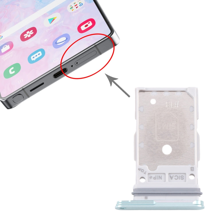For Samsung Galaxy S25 / S25+ SM-S931/S936 Original SIM Card Tray + SIM Card Tray (Green) - by buy2fix | Online Shopping UK | buy2fix