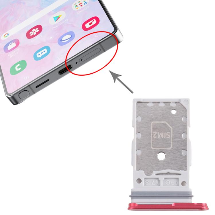 For Samsung Galaxy S25 / S25+ SM-S931/S936 Original SIM Card Tray + SIM Card Tray (Red) - by buy2fix | Online Shopping UK | buy2fix