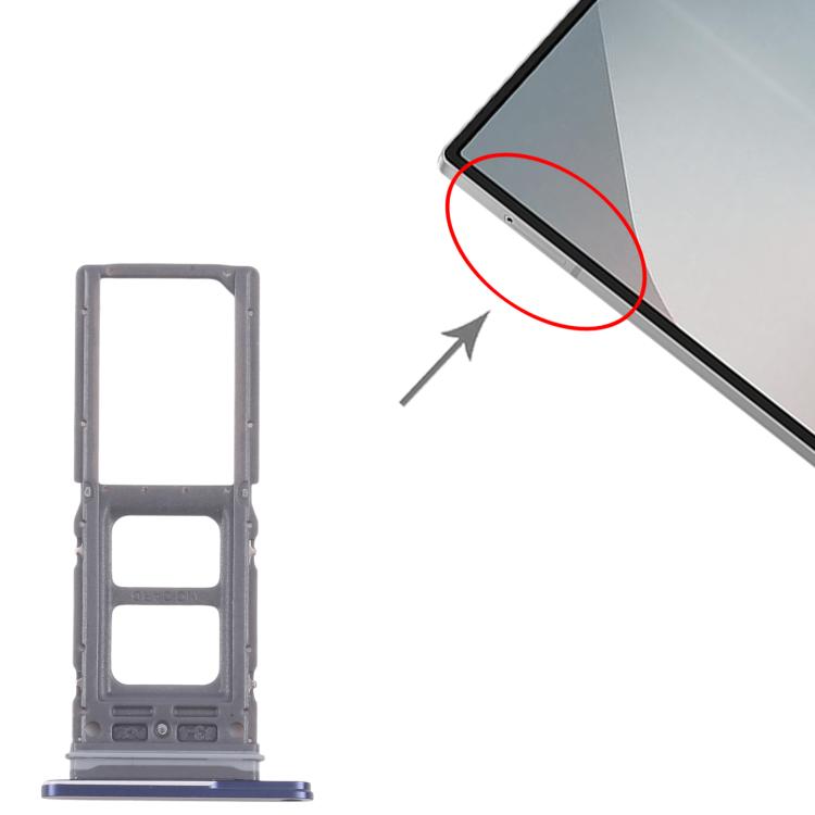 For Samsung Galaxy Z Fold6 SM-F956B Original SIM Card Tray (Blue) - Card Tray by buy2fix | Online Shopping UK | buy2fix