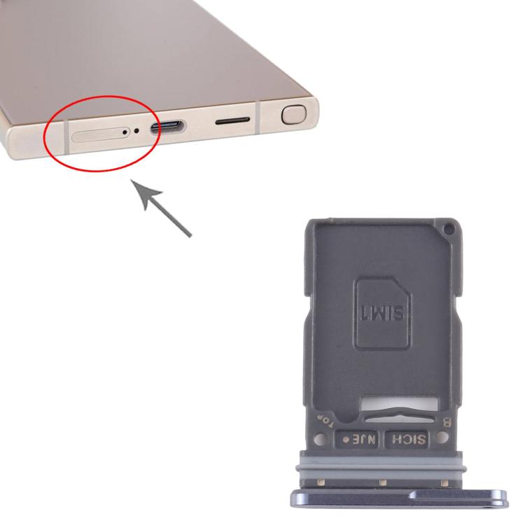 For Samsung Galaxy S25 Ultra SM-S938U US Version Original SIM Card Tray (Blue) - by buy2fix | Online Shopping UK | buy2fix