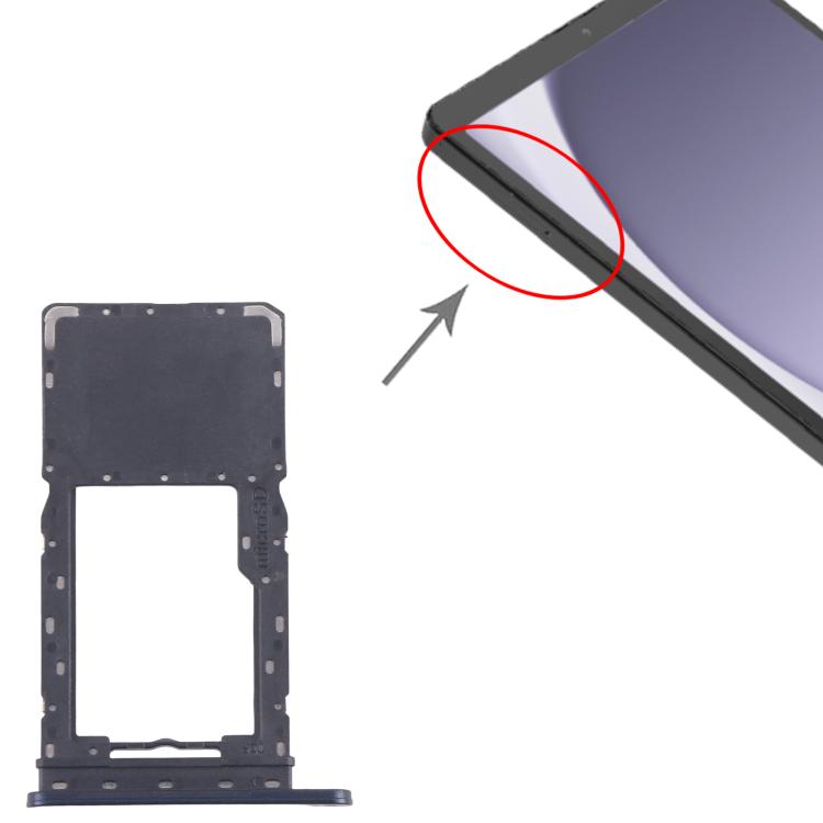 For Samsung Galaxy Tab A9 SM-X110 Micro SD Card Tray (Blue) - Card Tray by buy2fix | Online Shopping UK | buy2fix