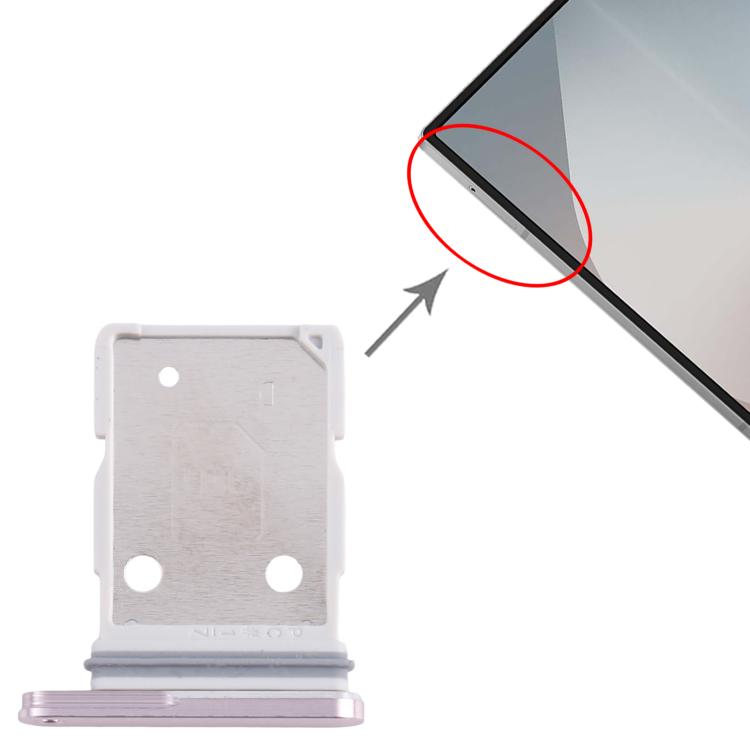 For Samsung Galaxy A56 SM-A566B Original SIM + SIM Card Tray (Pink) - Card Tray by buy2fix | Online Shopping UK | buy2fix