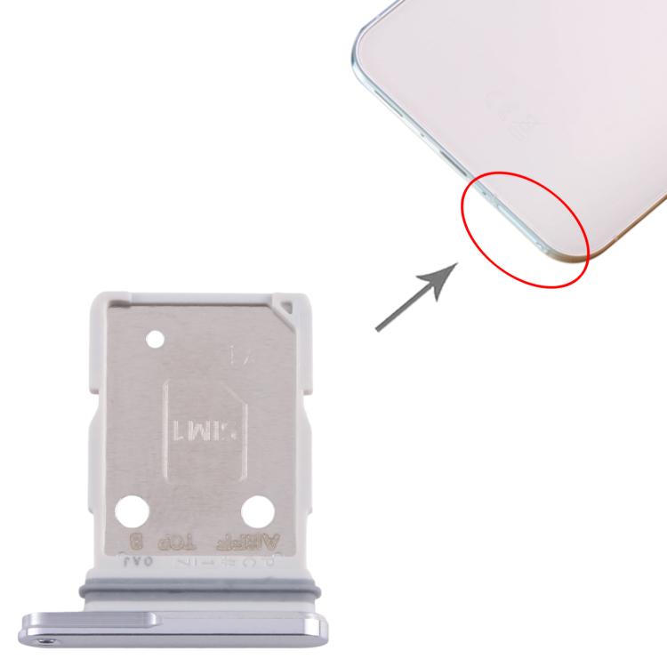 For Samsung Galaxy A56 SM-A566B Original SIM + SIM Card Tray (White) - Card Tray by buy2fix | Online Shopping UK | buy2fix
