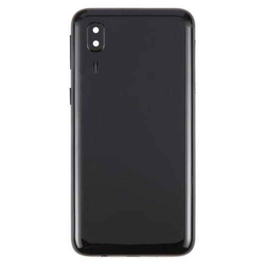 For Samsung Galaxy A2 Core SM-A260F Back Cover with Camera Lens Cover(Gray) - Back Cover by buy2fix | Online Shopping UK | buy2fix
