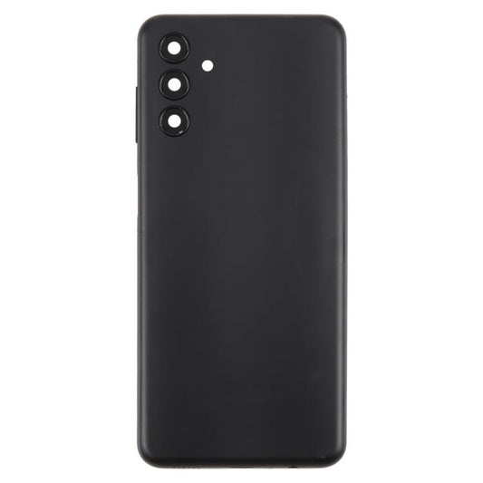 For Samsung Galaxy A04s SM-A047F Back Cover with Camera Lens Cover(Black) - Back Cover by buy2fix | Online Shopping UK | buy2fix
