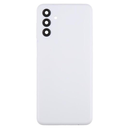 For Samsung Galaxy A04s SM-A047F Back Cover with Camera Lens Cover(White) - Back Cover by buy2fix | Online Shopping UK | buy2fix
