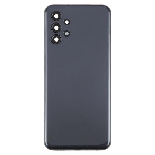 For Samsung Galaxy A13 SM-A135F Back Cover with Camera Lens Cover(Black) - Back Cover by buy2fix | Online Shopping UK | buy2fix