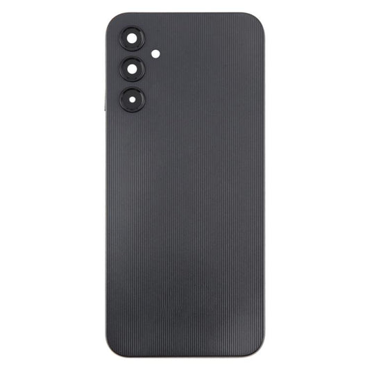 For Samsung Galaxy A14 SM-A145F Back Cover with Camera Lens Cover(Black) - Back Cover by buy2fix | Online Shopping UK | buy2fix