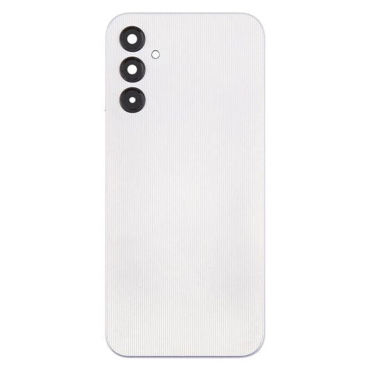 For Samsung Galaxy A14 SM-A145F Back Cover with Camera Lens Cover(Silver) - Back Cover by buy2fix | Online Shopping UK | buy2fix