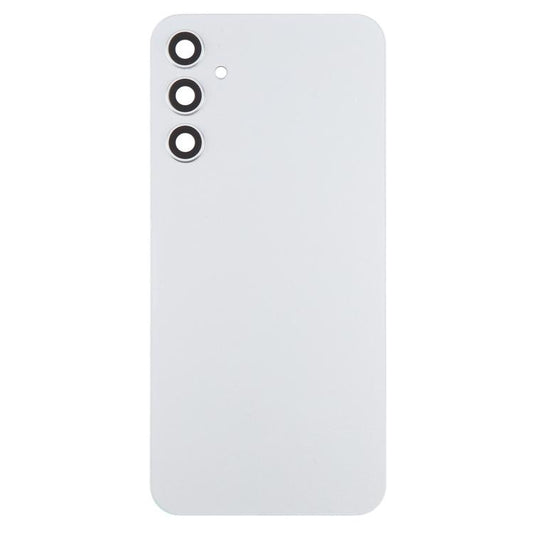 For Samsung Galaxy A34 SM-A346B Back Cover with Camera Lens Cover(Silver) - Back Cover by buy2fix | Online Shopping UK | buy2fix