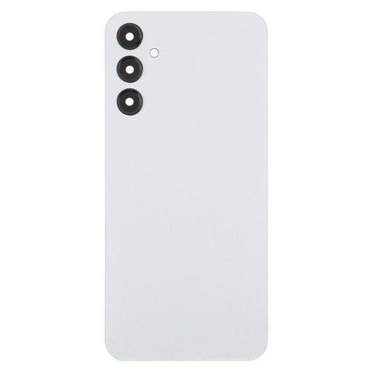 For Samsung Galaxy A24 SM-A245 Back Cover with Camera Lens Cover(Silver) - Back Cover by buy2fix | Online Shopping UK | buy2fix