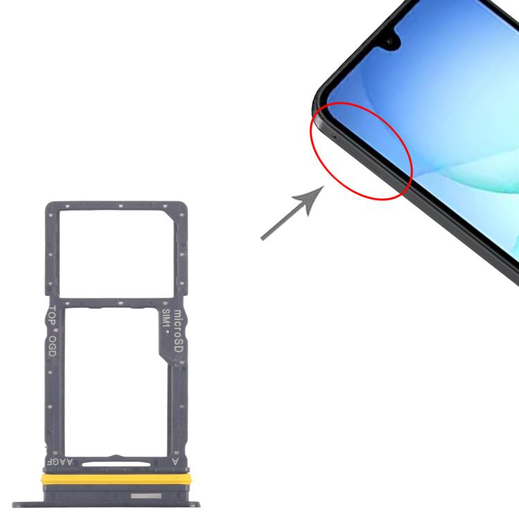 For Samsung Galaxy A17 5G SM-A176U Original SIM + Micro SD Card Tray (Black) - Card Tray by buy2fix | Online Shopping UK | buy2fix