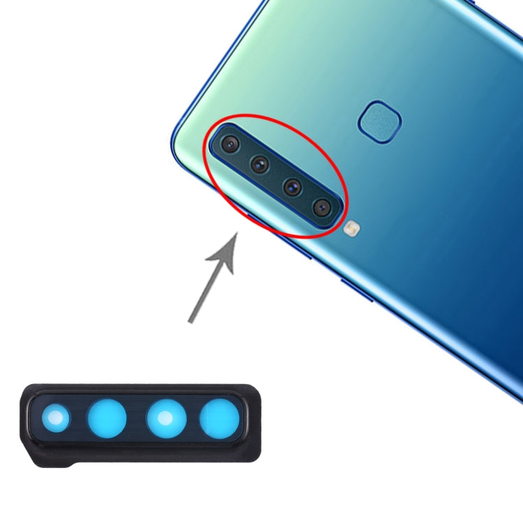 For Galaxy A9 (2018) A920F/DS 10pcs Camera Lens Cover (Black) - Camera Series by buy2fix | Online Shopping UK | buy2fix