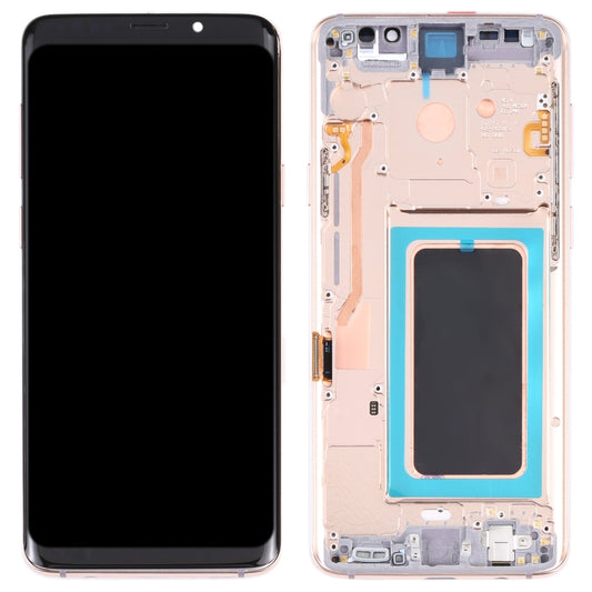 Original Super AMOLED LCD Screen for Galaxy S9 / G960F / DS / G960U / G960W / G9600 Digitizer Full Assembly with Frame (Gold) - LCD Screen by buy2fix | Online Shopping UK | buy2fix