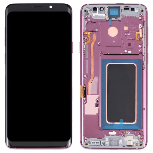 Super AMOLED LCD Screen for Galaxy S9+ / G965F / G965F / DS / G965U / G965W / G9650 Digitizer Full Assembly with Frame (Purple) - LCD Screen by buy2fix | Online Shopping UK | buy2fix