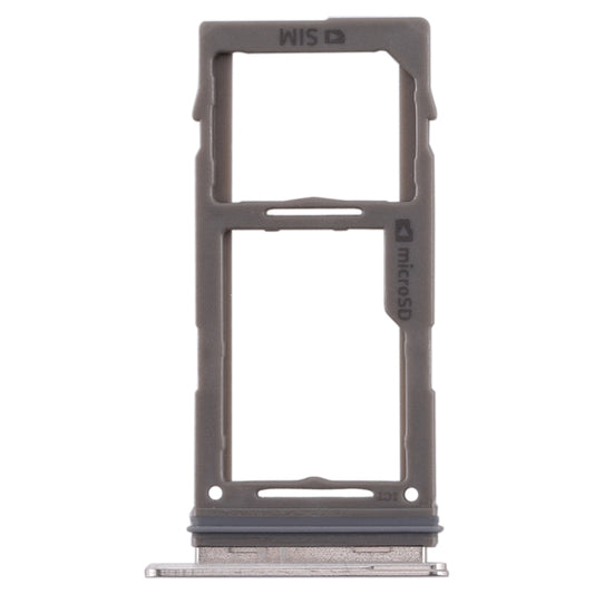For Samsung Galaxy S10+ / S10 / S10e SIM Card Tray + Micro SD Card Tray (White) - Card Tray by buy2fix | Online Shopping UK | buy2fix
