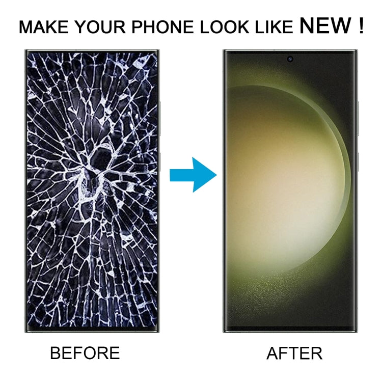 For Samsung Galaxy S23 Ultra 5G SM-S918U US Edition 6.78 inch OLED LCD Screen Digitizer Full Assembly with Frame (Black) - by buy2fix | Online Shopping UK | buy2fix