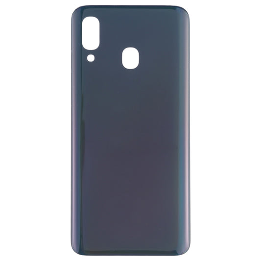 For Galaxy A20 SM-A205F/DS Battery Back Cover (Black) - Back Cover by buy2fix | Online Shopping UK | buy2fix