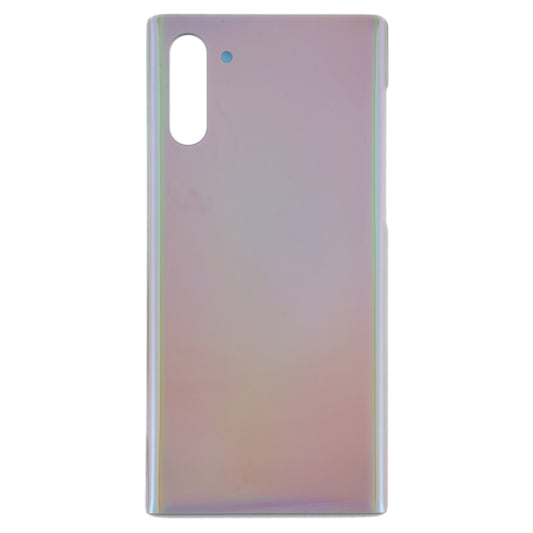 For Galaxy Note 10 Battery Back Cover (Silver) - Back Cover by buy2fix | Online Shopping UK | buy2fix