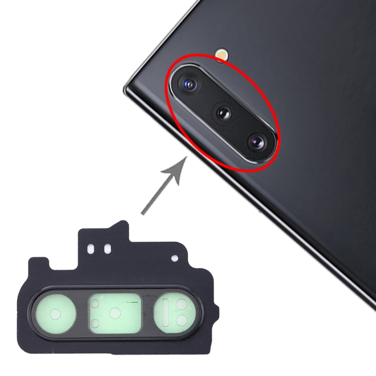 For Galaxy Note 10 10pcs Camera Lens Cover (Black) - Camera Series by buy2fix | Online Shopping UK | buy2fix