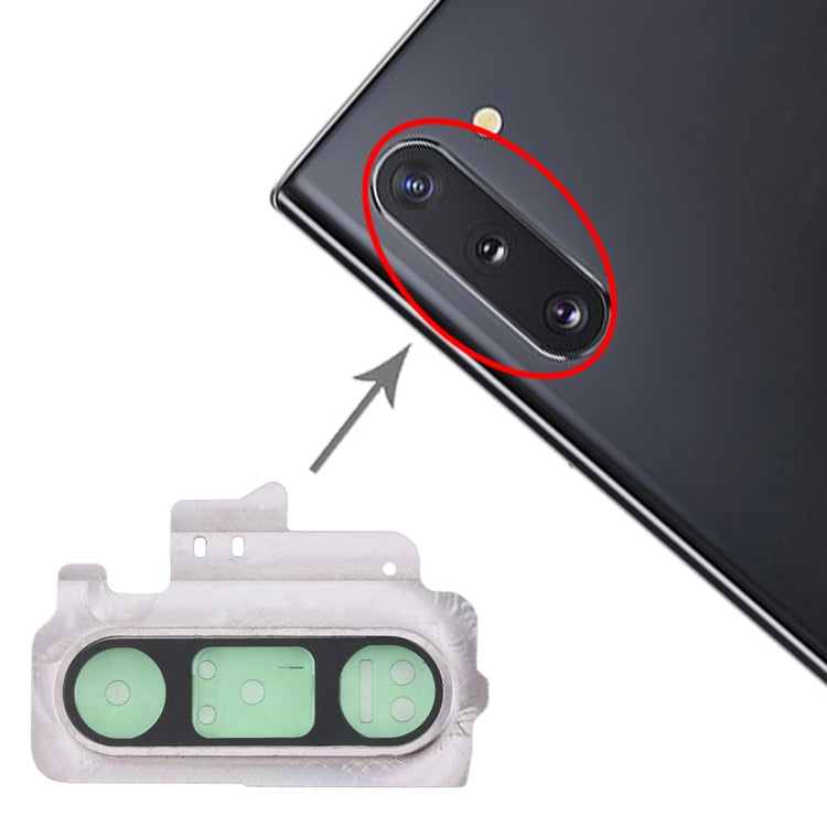 For Galaxy Note 10 10pcs Camera Lens Cover (Silver) - Camera Series by buy2fix | Online Shopping UK | buy2fix