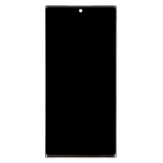 For Samsung Galaxy S23 Ultra 5G SM-S918B EU Edition 6.78 inch OLED LCD Screen Digitizer Full Assembly with Frame (Silver) - by buy2fix | Online Shopping UK | buy2fix