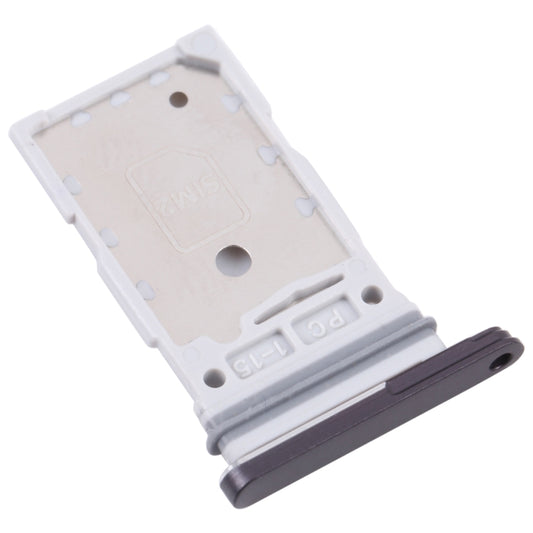 For Samsung Galaxy S21 FE 5G SM-G990B Original SIM Card Tray + SIM Card Tray (Black) - Card Tray by buy2fix | Online Shopping UK | buy2fix