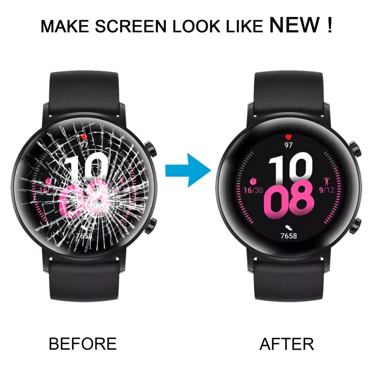 Original LCD Screen and Digitizer Full Assembly With Frame for Huawei Watch GT 2 42mm(Gold) - For Huawei by buy2fix | Online Shopping UK | buy2fix