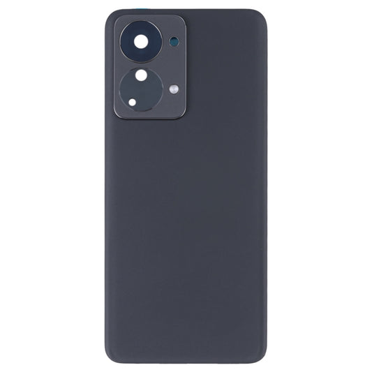 For OnePlus Nord 2T Battery Back Cover with Camera Lens (Black) by buy2fix
