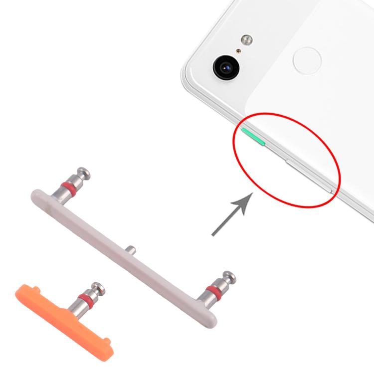 For Google Pixel 3 Original Power Button + Volume Button Control Button (Gold) by buy2fix