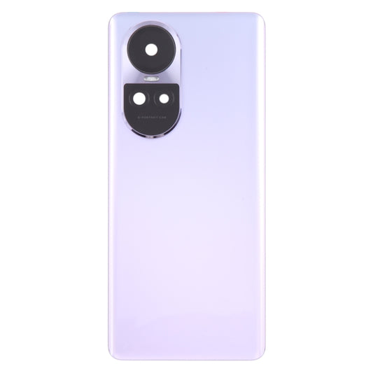 For OPPO Reno10 Pro Global Original Battery Back Cover with Camera Lens Cover(Purple) by buy2fix
