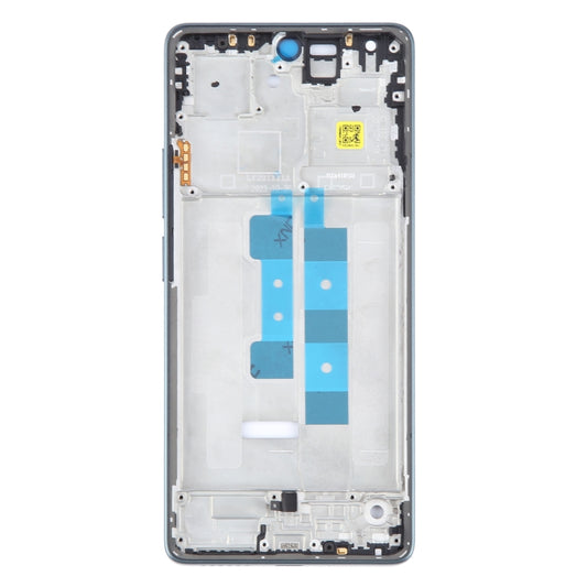 For Xiaomi Poco M6 Pro 4G Original Front Housing LCD Frame Bezel Plate (Blue) by buy2fix