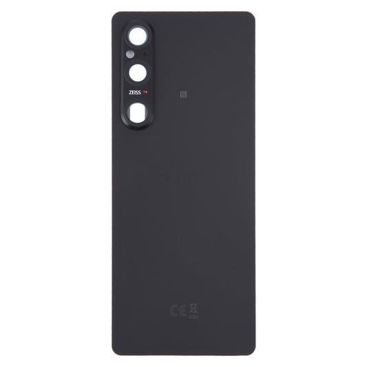 For Sony Xperia 1 V Original Battery Back Cover with Camera Lens Cover(Black) by buy2fix
