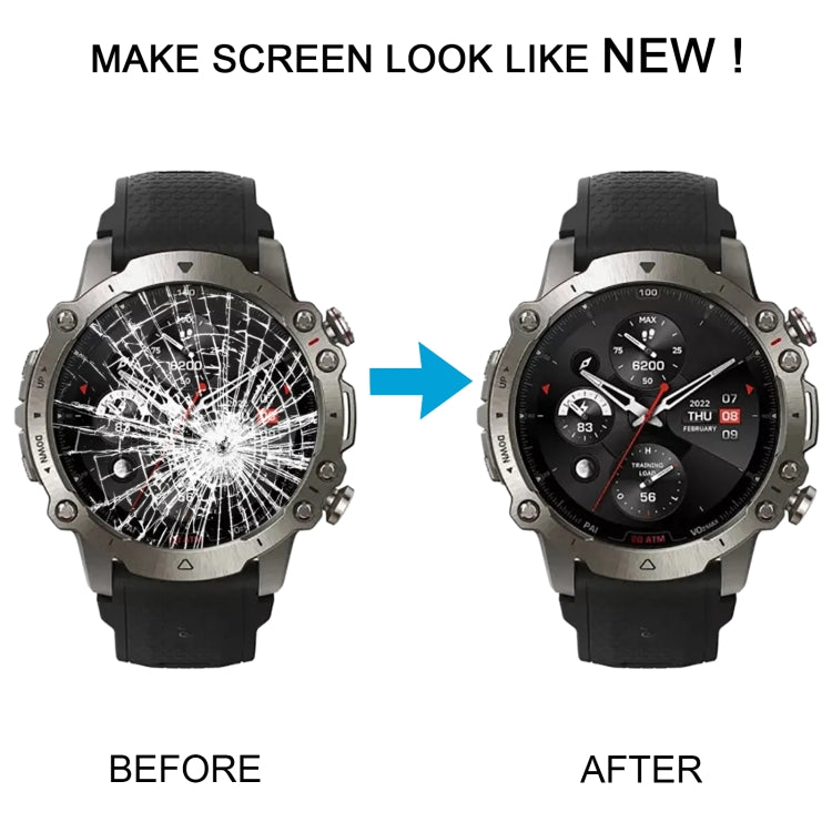 For Amazfit Falcon Original LCD Screen Digitizer Full Assembly With Frame (Red) by buy2fix