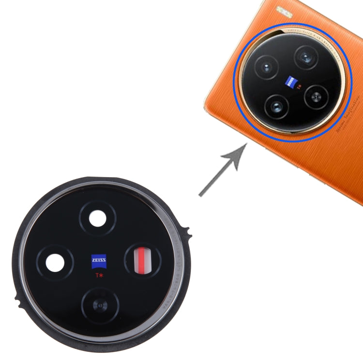 For vivo X100 Original Camera Lens Cover (Black) by buy2fix