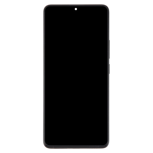 For Xiaomi Redmi Note 13 Pro 5G Original AMOLED Material LCD Screen Digitizer Full Assembly with Frame (Black) by buy2fix