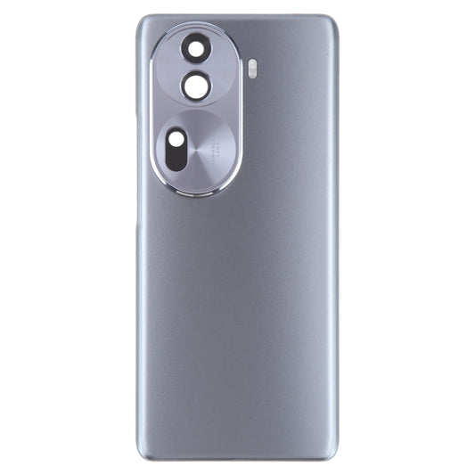 For OPPO Reno11 5G Original Battery Back Cover with Camera Lens Cover(Grey) by buy2fix