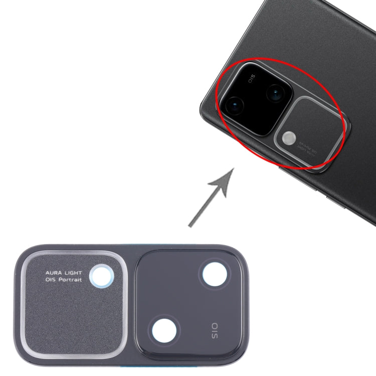For vivo V30 Original Camera Lens Cover (Black) by buy2fix