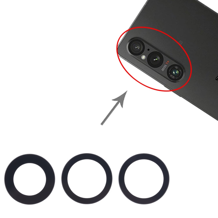 For Sony Xperia 1 V Original Back Camera Lens by buy2fix