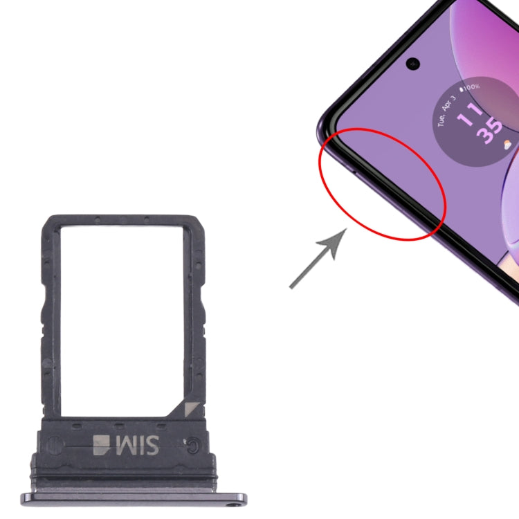 For Motorola Razr 40 Original SIM Card Tray (Black) by buy2fix