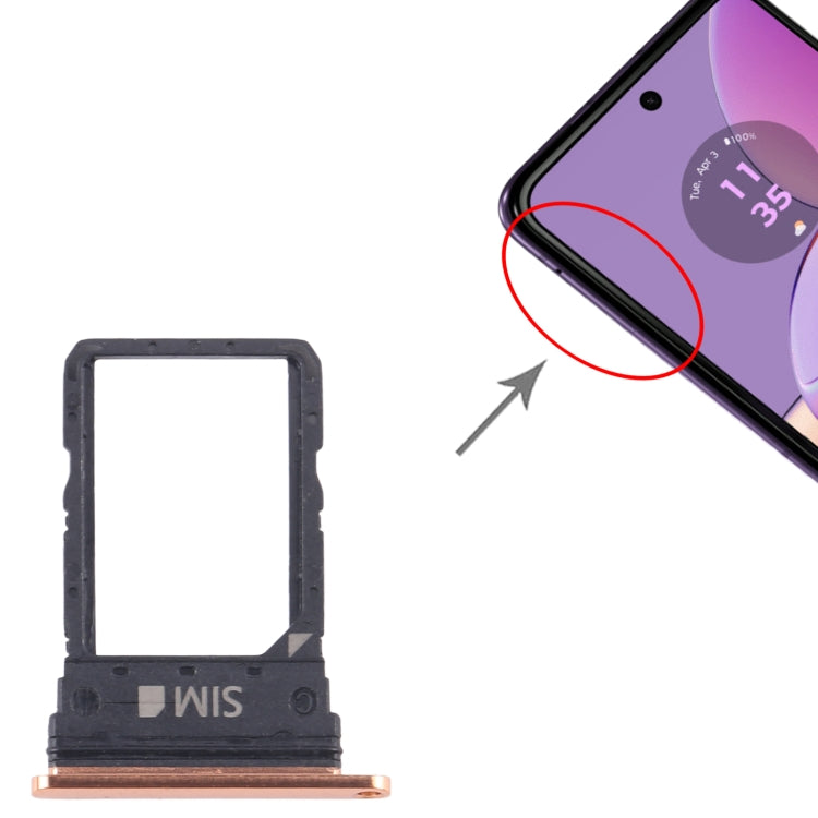 For Motorola Razr 40 Original SIM Card Tray (Gold) by buy2fix