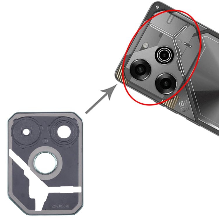 For Tecno Pova 6 Original Rear Camera Frame (Green) by buy2fix