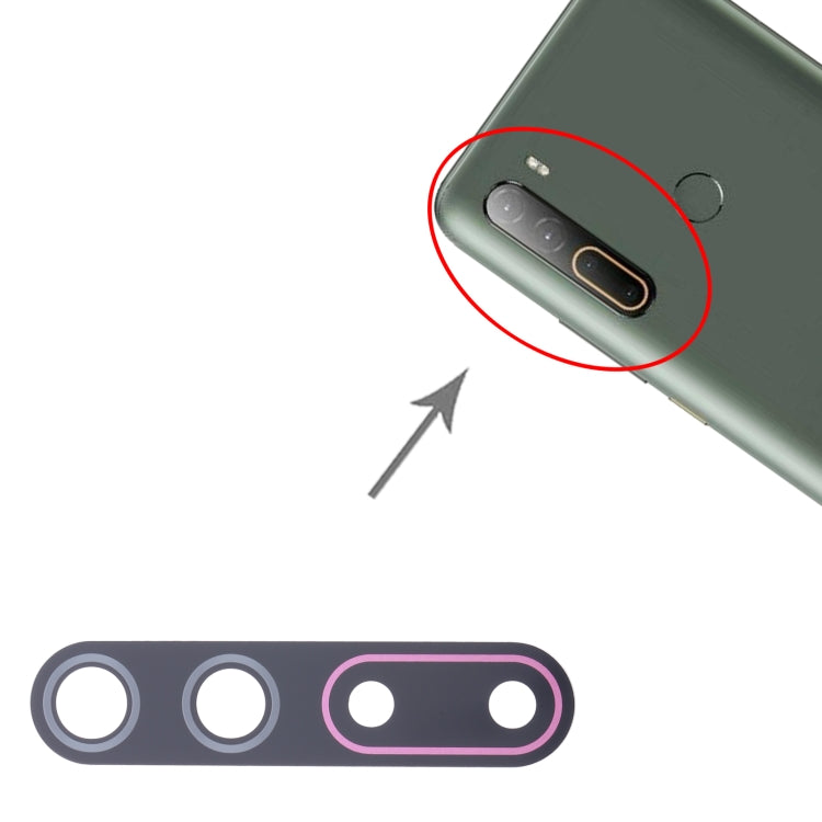 For HTC U20 5G 10pcs OEM Back Camera Lens (Pink) by buy2fix