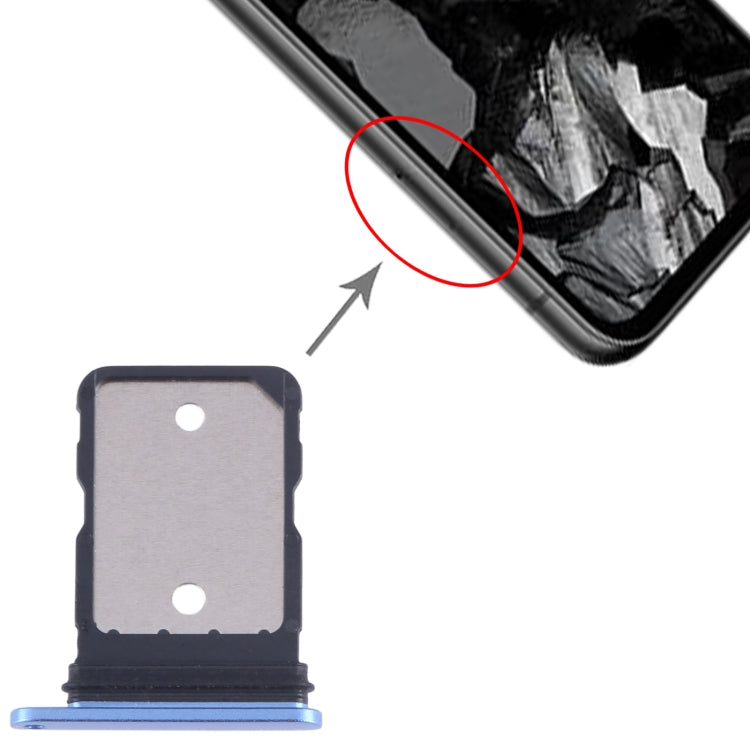 For Google Pixel 8a Original SIM Card Tray (Blue) by buy2fix