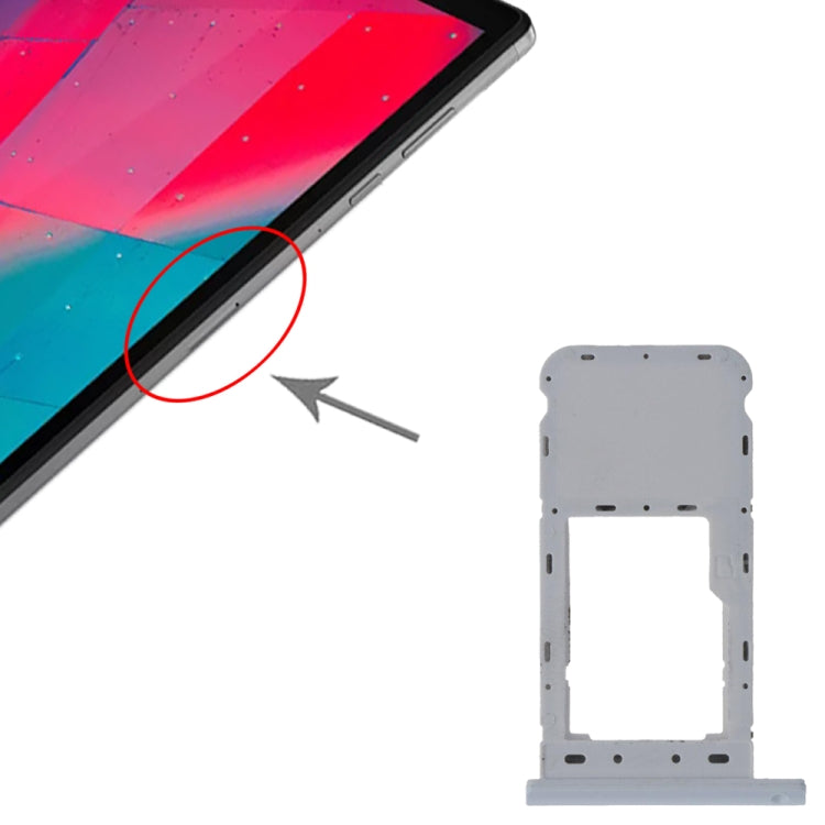 For Lenovo Tab M10 HD TB-X505 Micro SD Card Tray (White) by buy2fix