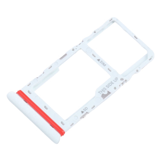 For TCL Tab 10 5G 9183G SIM Card Tray + Micro SD Card Tray (White) by buy2fix