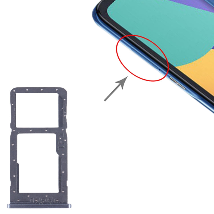 For Alcatel 1L Pro 4065F SIM Card Tray + Micro SD Card Tray (Grey) by buy2fix