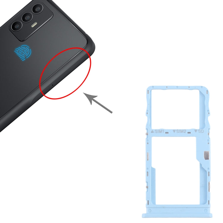 For TCL 305 Original SIM + SIM/Micro SD Card Tray (Blue) by buy2fix