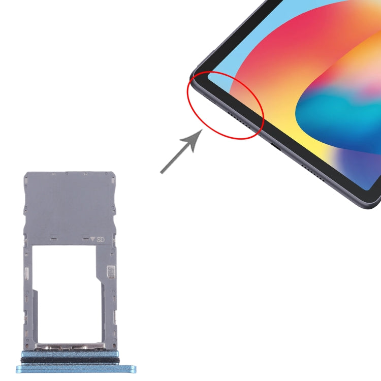 For TCL 10 TabMax Original Micro SD Card Tray (Green) by buy2fix