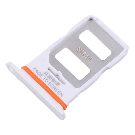 For Xiaomi Poco X6 5G Original SIM Card Tray + SIM Card Tray (White) by buy2fix